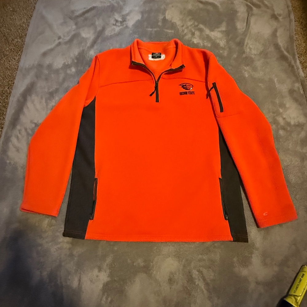 Oregon State Orange Quarter-Zip Pullover